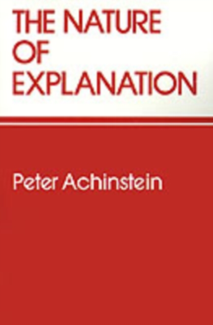 The Nature of Explanation, PDF eBook
