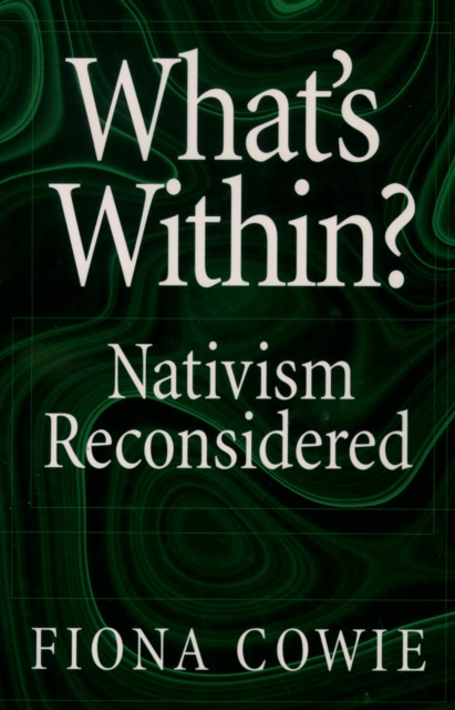 What's Within? : Nativism Reconsidered, PDF eBook