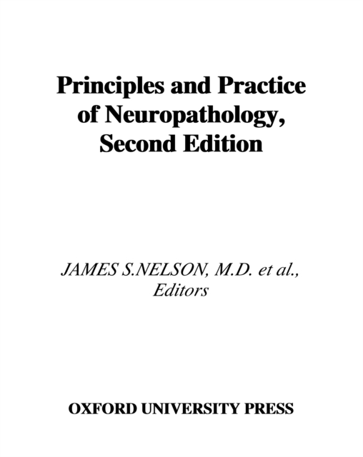 Principles and Practice of Neuropathology, PDF eBook