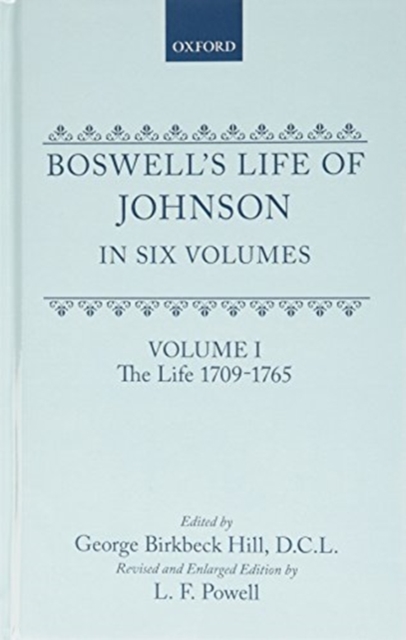 Boswell's Life of Johnson : Volumes 1-4, Multiple-component retail product Book