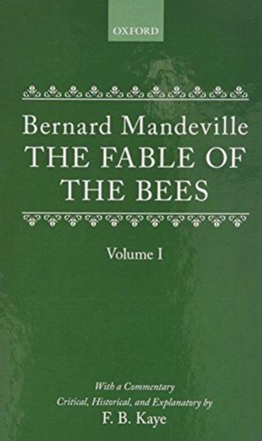The Fable of the Bees: Or Private Vices, Publick Benefits, Multiple-component retail product Book