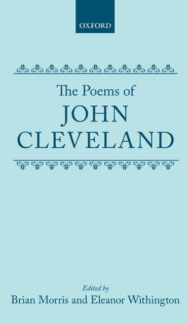 The Poems of John Cleveland, Hardback Book