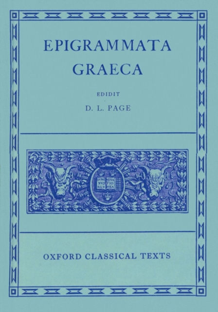 Epigrammata Graeca : From the Beginning to the Garland of Phillip, Fold-out book or chart Book