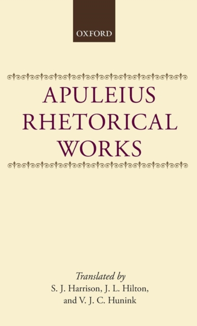 Apuleius: Rhetorical Works, Hardback Book