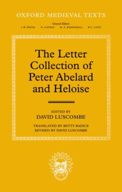 The Letter Collection of Peter Abelard and Heloise, Hardback Book