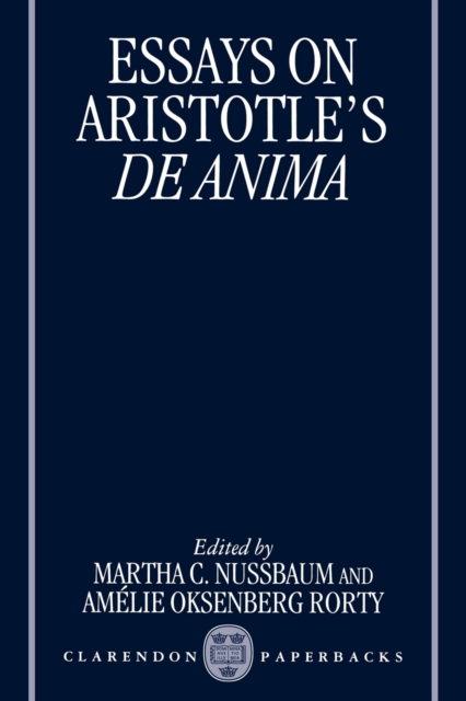 Essays on Aristotle's De Anima, Paperback / softback Book