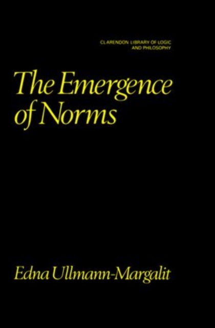 The Emergence of Norms, Hardback Book