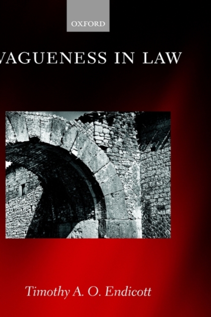 Vagueness in Law, Hardback Book