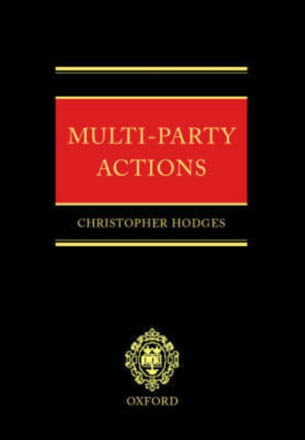 Multi-Party Actions, Hardback Book