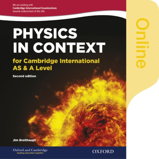 Physics in Context for Cambridge International AS & A Level : Online Student Book, Digital product license key Book