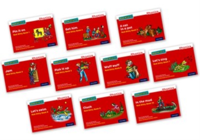 Read Write Inc. Phonics: Red Ditty books (Mixed Pack of 10), Paperback / softback Book