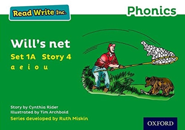 Read Write Inc. Phonics: Will's net (Green Set 1A Storybook 3), Paperback / softback Book