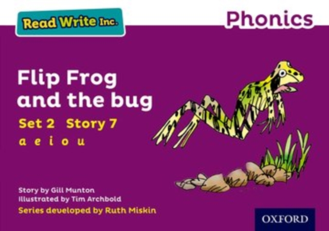 Read Write Inc. Phonics: Flip Frog and the Bug (Purple Set 2 Storybook 7), Paperback / softback Book