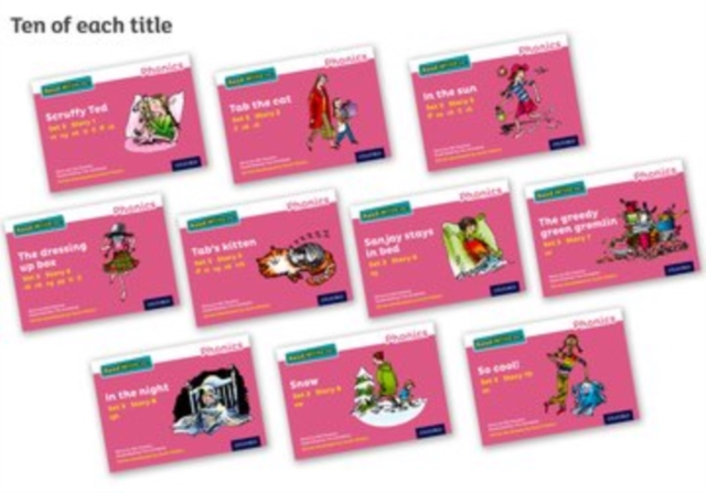 Read Write Inc. Phonics: Pink Set 3 Core Storybooks (Pack of 100), Paperback / softback Book
