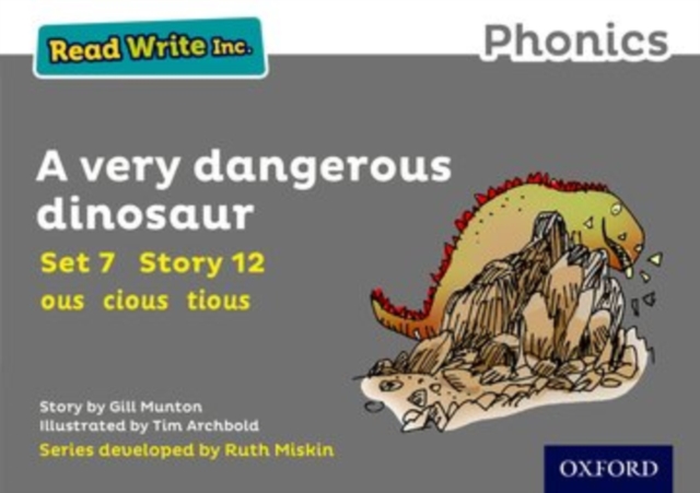 Read Write Inc. Phonics: A Very Dangerous Dinosaur (Grey Set 7 Storybook 12), Paperback / softback Book