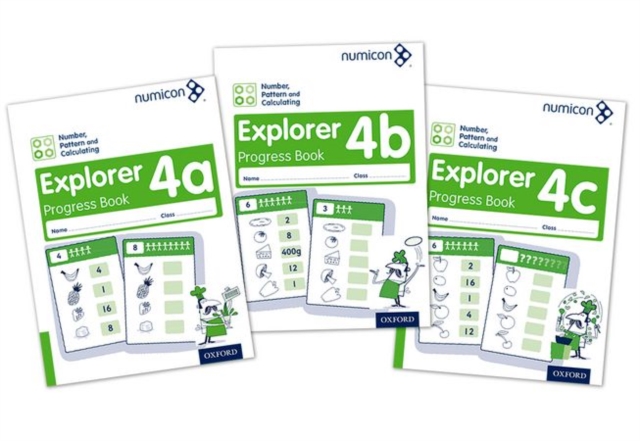 Numicon: Number, Pattern and Calculating 4 Explorer Progress Books ABC (Mixed pack), Paperback / softback Book