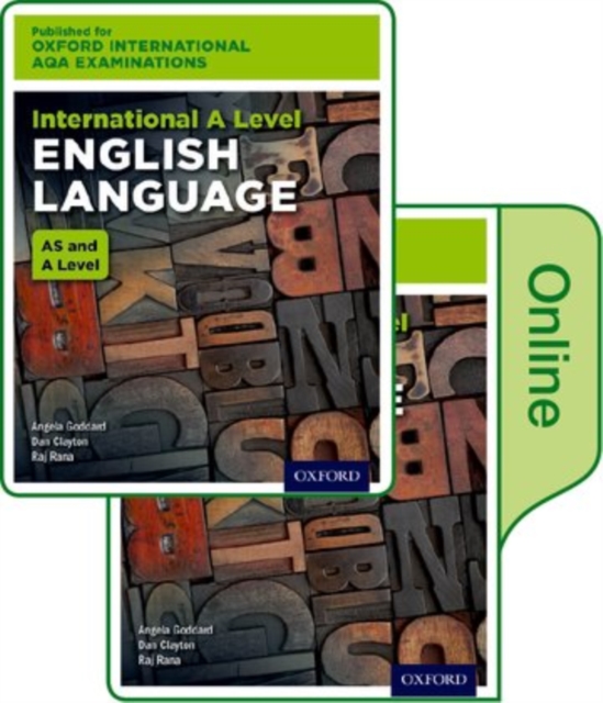 Oxford International AQA Examinations: International A Level English Language: Print and Online Textbook Pack, Multiple-component retail product Book