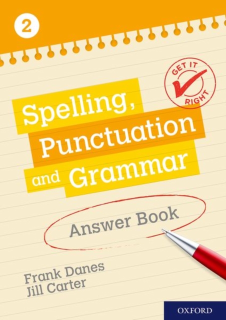 Get It Right: KS3; 11-14: Spelling, Punctuation and Grammar Answer Book 2, Paperback / softback Book