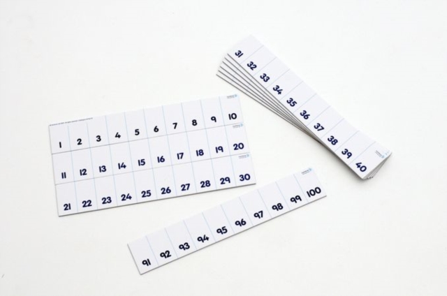 Numicon: Card 1-100 Number Track, Poster Book
