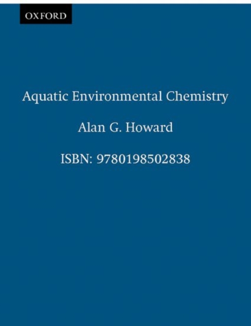 Aquatic Environmental Chemistry, Paperback / softback Book