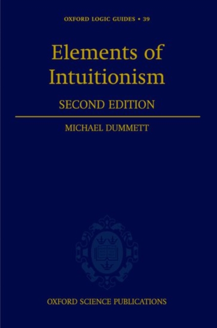 Elements of Intuitionism, Hardback Book
