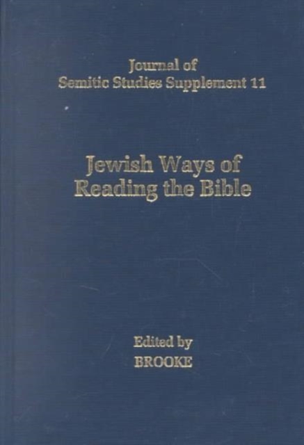 Jewish Ways of Reading the Bible, Paperback / softback Book