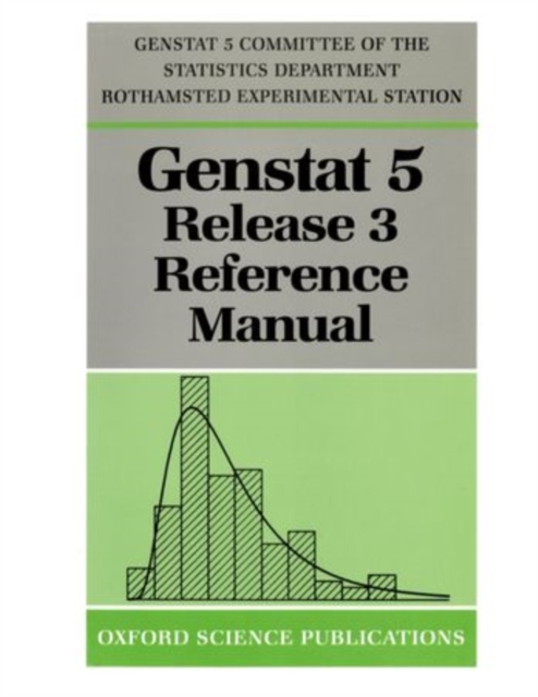 GenstatTM 5 Release 3 Reference Manual, Paperback / softback Book