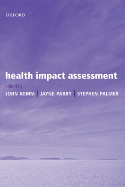Health Impact Assessment, Paperback / softback Book