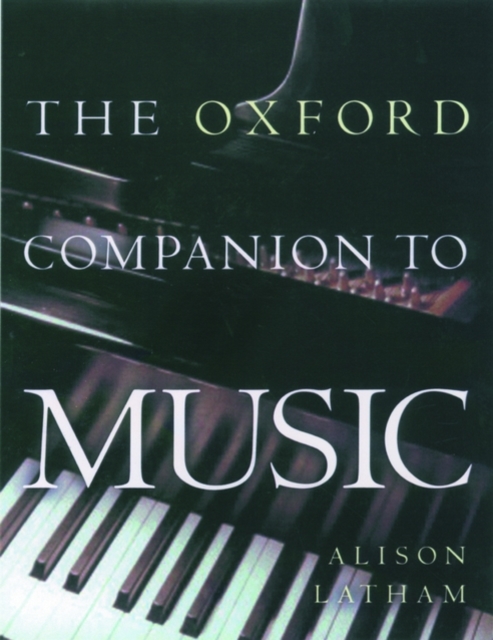 The Oxford Companion to Music, Hardback Book