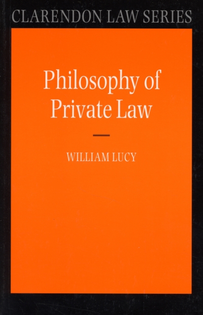 Philosophy of Private Law, Paperback / softback Book