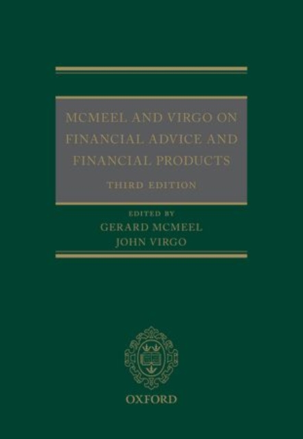McMeel and Virgo On Financial Advice and Financial Products, Hardback Book