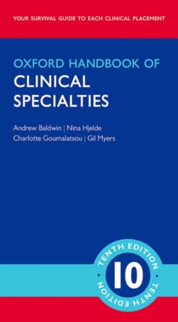 Oxford Handbook of Clinical Specialties, Paperback / softback Book