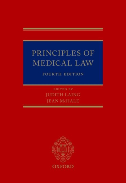 Principles of Medical Law, Hardback Book