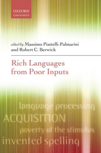 Rich Languages From Poor Inputs, Paperback / softback Book