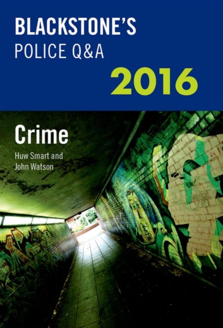 Blackstone's Police Q&A: Crime 2016, Paperback Book
