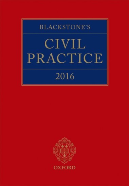 Blackstone's Civil Practice, Hardback Book