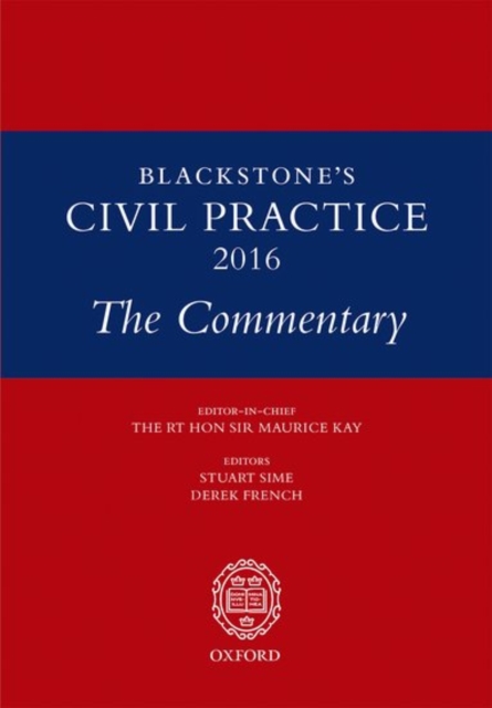 Blackstone's Civil Practice : The Commentary, Paperback Book