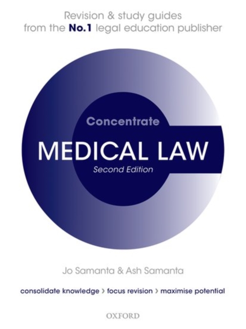 Medical Law Concentrate : Law Revision and Study Guide, Paperback Book