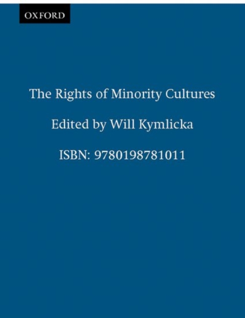 The Rights of Minority Cultures, Paperback / softback Book