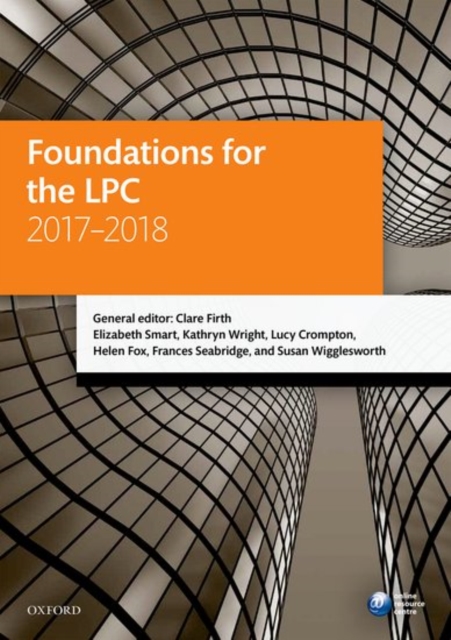 Foundations for the LPC 2017-2018, Paperback Book