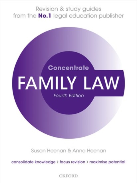 Family Law Concentrate : Law Revision and Study Guide, Paperback / softback Book