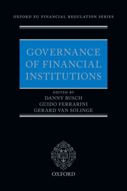 Governance of Financial Institutions, Hardback Book