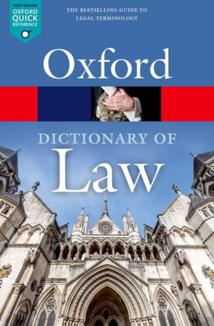 A Dictionary of Law, Paperback / softback Book
