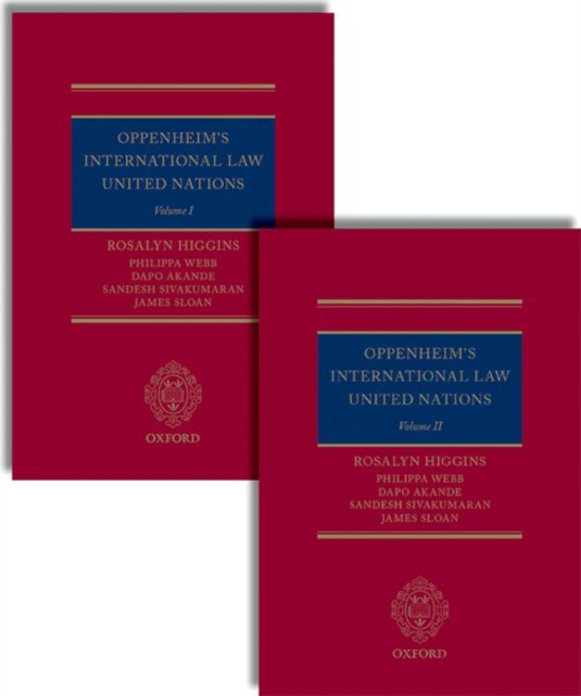 Oppenheim's International Law: United Nations, Multiple-component retail product Book