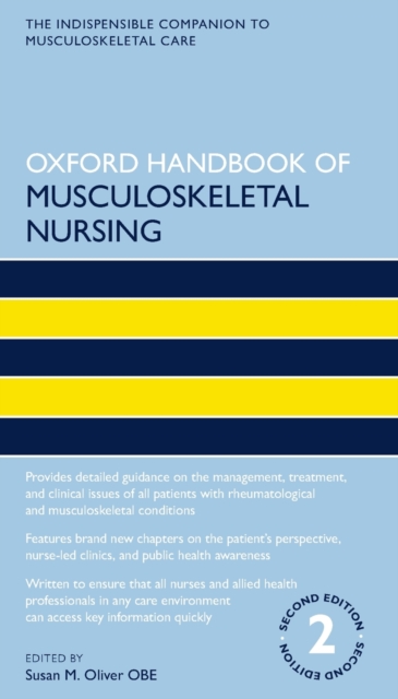 Oxford Handbook of Musculoskeletal Nursing, Paperback / softback Book
