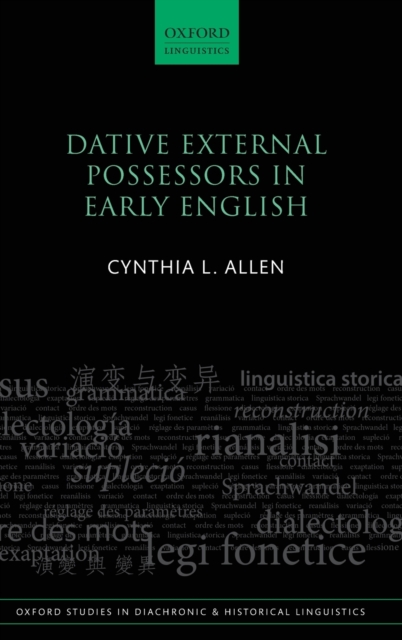 Dative External Possessors in Early English, Hardback Book