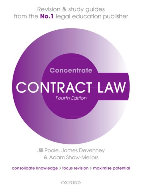 Contract Law Concentrate : Law Revision and Study Guide, Paperback / softback Book