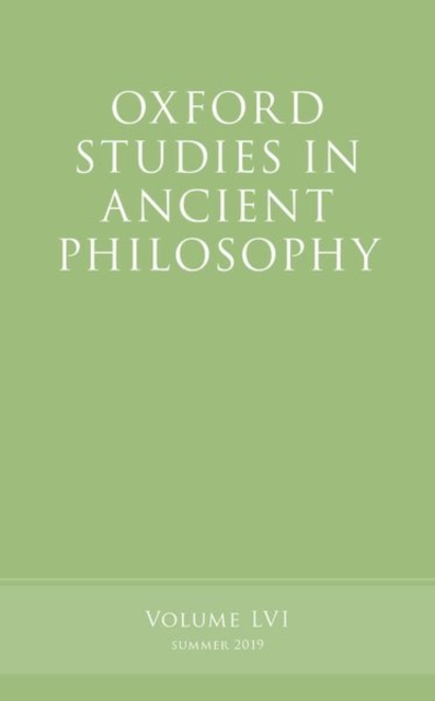 Oxford Studies in Ancient Philosophy, Volume 56, Paperback / softback Book