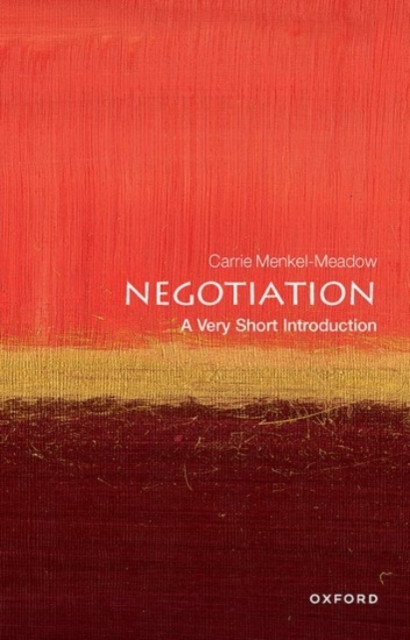 Negotiation: A Very Short Introduction, Paperback / softback Book