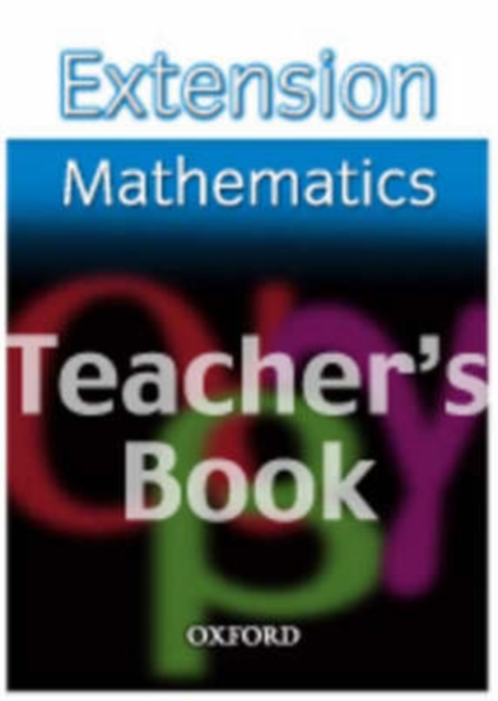 Extension Maths: Teacher's Book, Paperback / softback Book